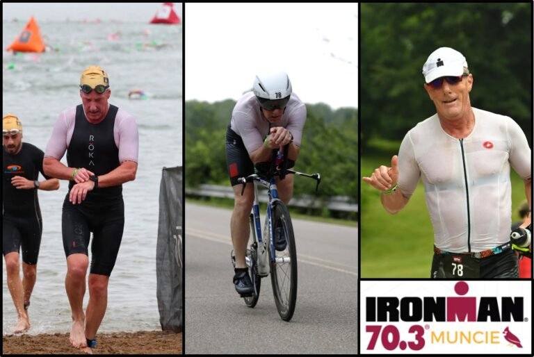 Title Slide for My Ironman 70.3 Muncie Race Report
